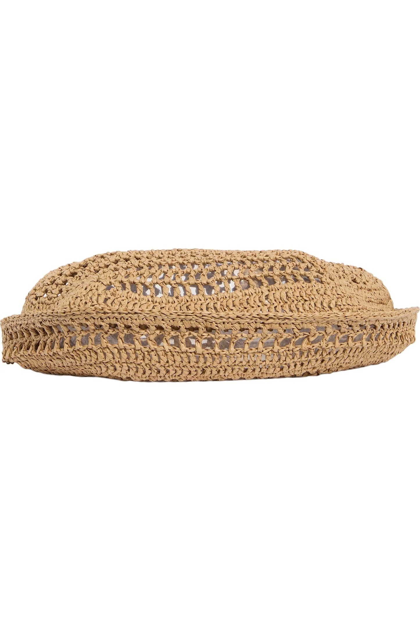 Banana Shape Hollow Woven Summer Straw Hobo Beach Bag