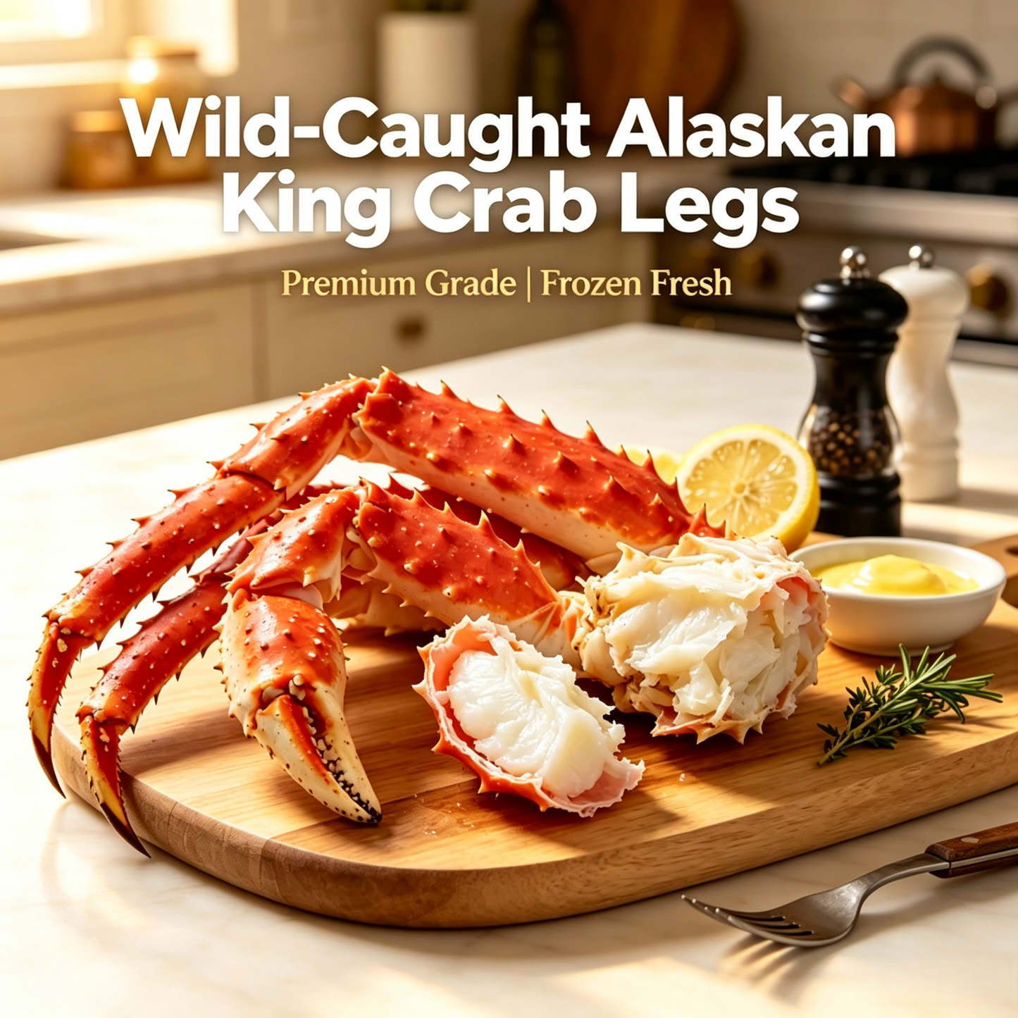 Wild Alaskan King Crab Legs🦀Meaty & Plump, Shipped Directly from US Warehouse