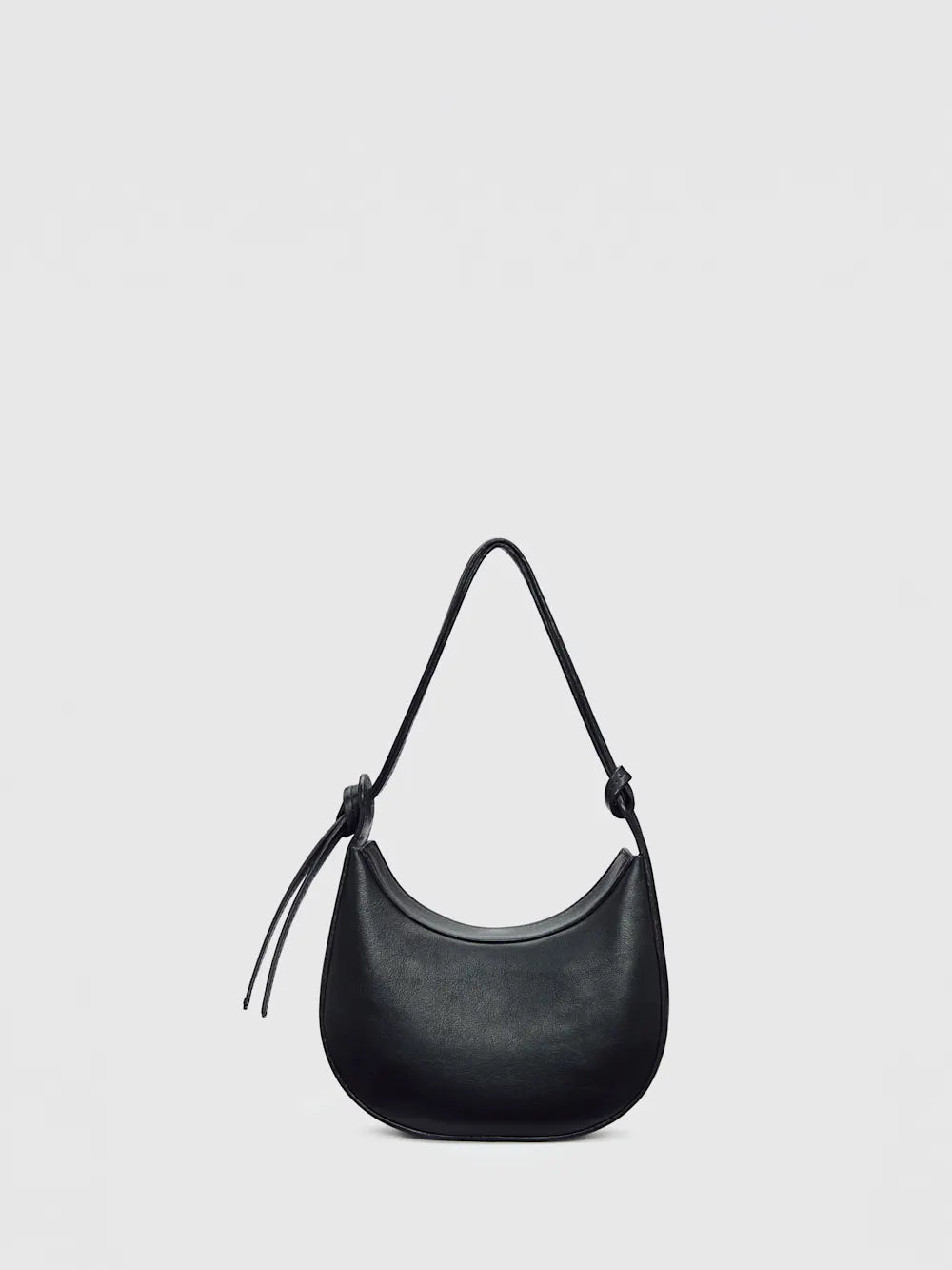 Knotted Strap Mini Saddle Shoulder Bag