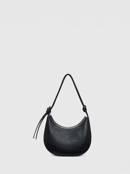 Knotted Strap Mini Saddle Shoulder Bag