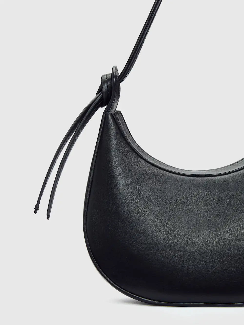Knotted Strap Mini Saddle Shoulder Bag