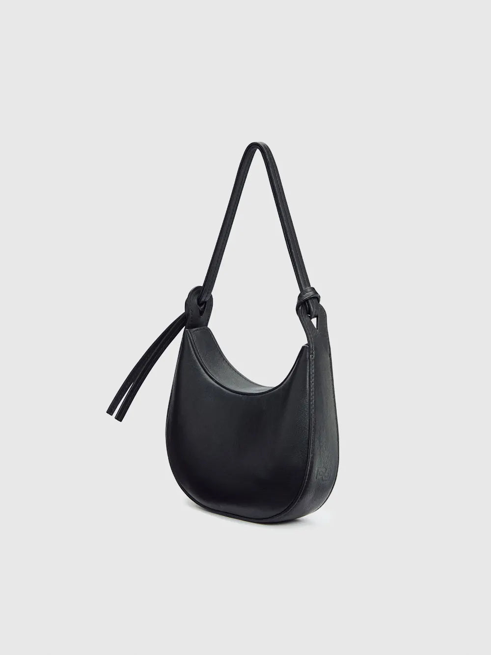 Knotted Strap Mini Saddle Shoulder Bag