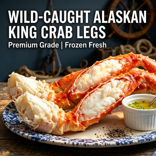 Wild Alaskan King Crab Legs🦀Meaty & Plump, Shipped Directly from US Warehouse