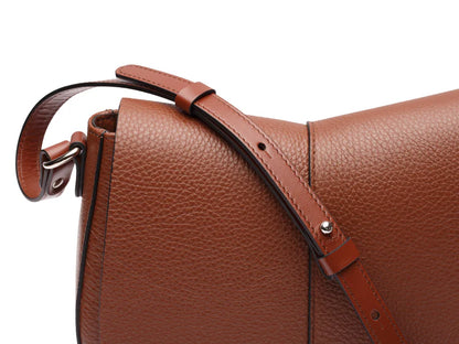 Two Tone Flap Saddle Crossbody Purse