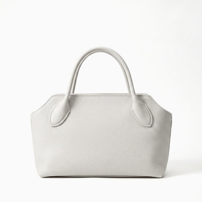 Minimalist Vegan Leather Trapezoid Handheld Tote Bag
