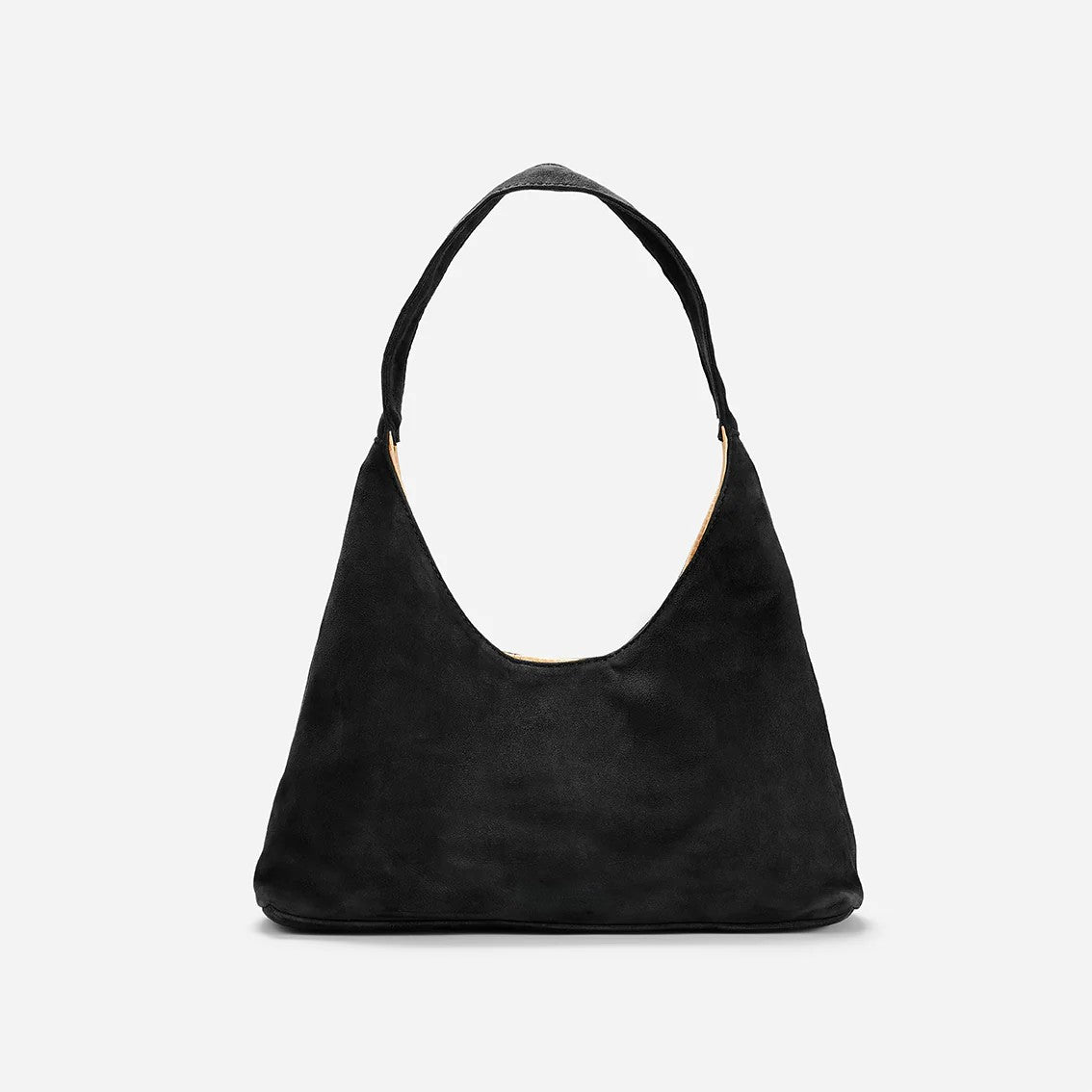 Warm Tone Soft Velvet Mini Slouchy Shoulder Bag