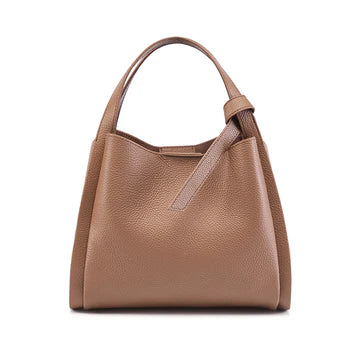 Dual Carry Structured Bucket Handbag
