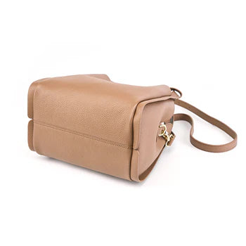 Dual Carry Structured Bucket Handbag