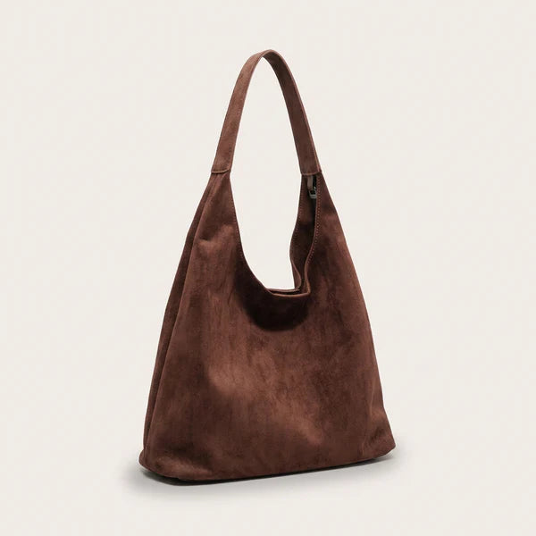 Soft Velvet Slouchy Daily Hobo Shoulder Bag