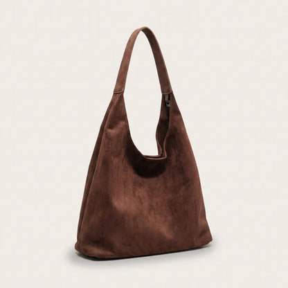 Soft Velvet Slouchy Daily Hobo Shoulder Bag