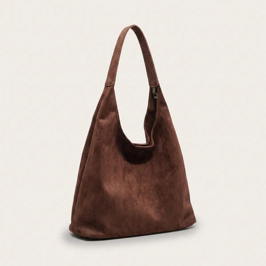 Soft Velvet Slouchy Daily Hobo Shoulder Bag