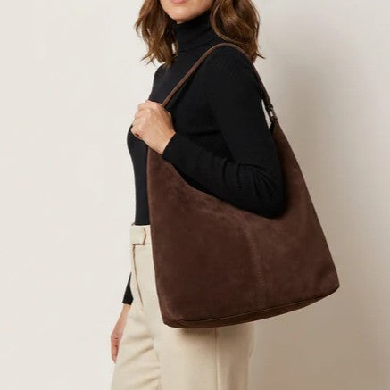 Soft Velvet Slouchy Daily Hobo Shoulder Bag