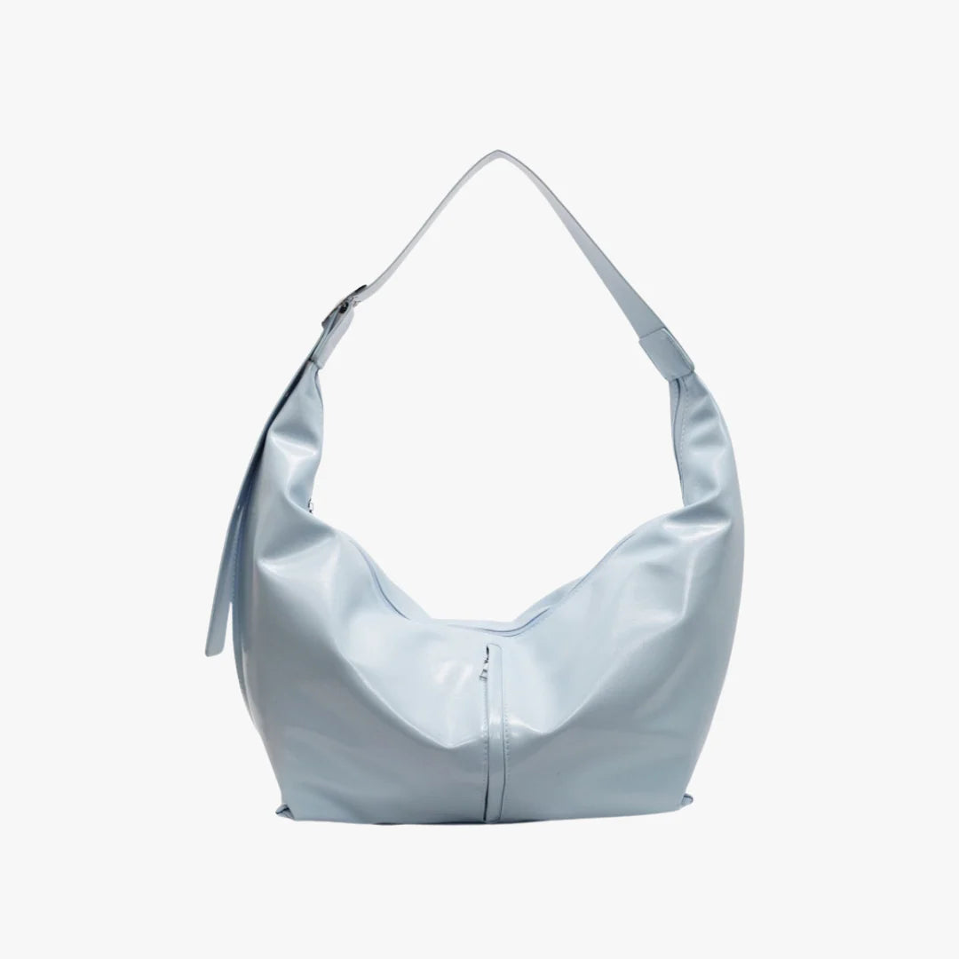Soft Curved Oversized Adjustable Crossbody Hobo Bag