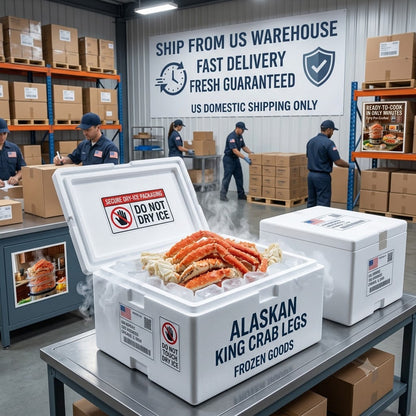 Wild‑Caught Alaskan King Crab Legs｜Jumbo Plump Meat Shipped From US Warehouse