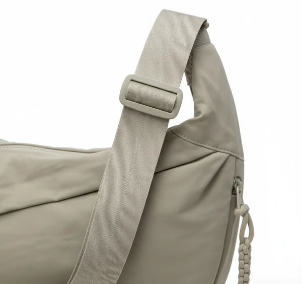 Adjustable Strap Crescent Utility Crossbody Hobo Bag