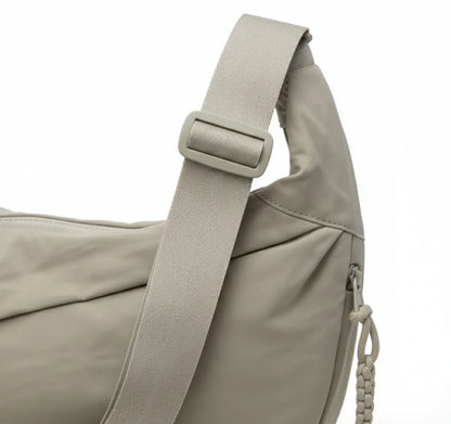 Adjustable Strap Crescent Utility Crossbody Hobo Bag